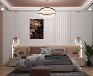 Photo Coral Bedroom Wall Lamp