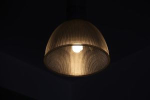 Photo LED corner floor lamp
