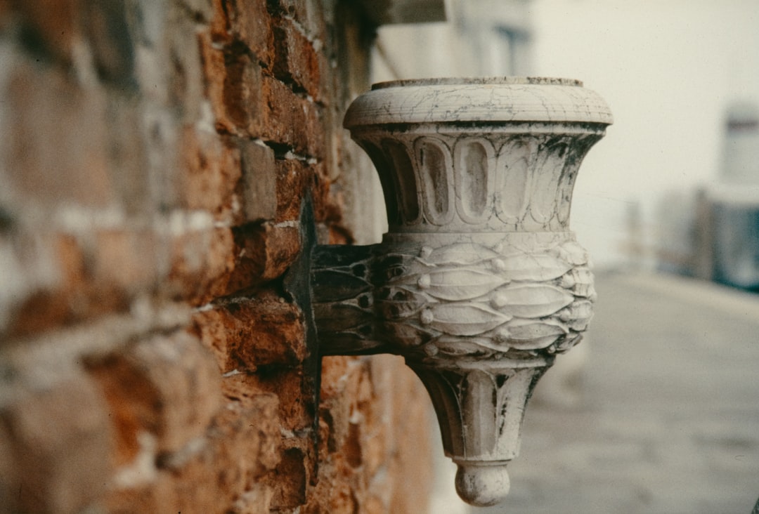 Photo ceramic wall sconce